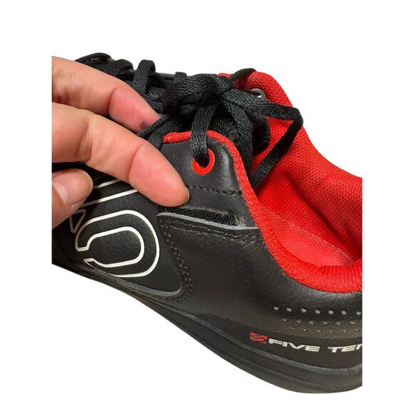 Adidas Five Ten Black White Red Hellcat Mountain Biking Shoe - M 8.5 / W 9.5 - Picture 7 of 8